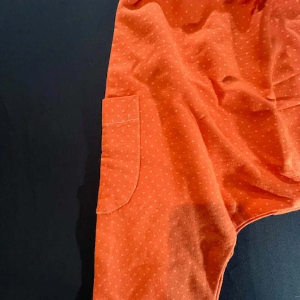 NWT BOY+GIRL vibrant orange harem pants subtle polka dots toddler 4‎